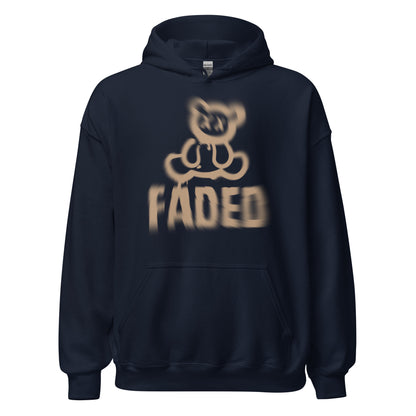 Navy blue & gold Faded Hoodie