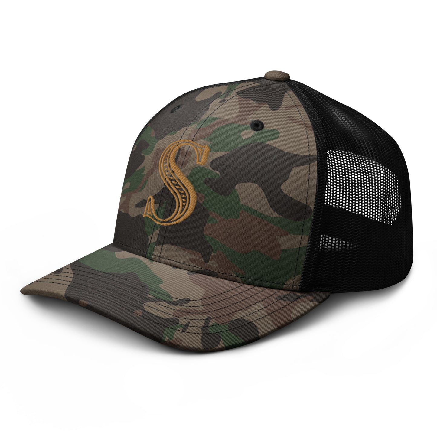 Camouflage S trucker hat